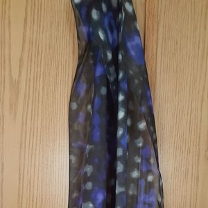 Lovely flowing scarf.